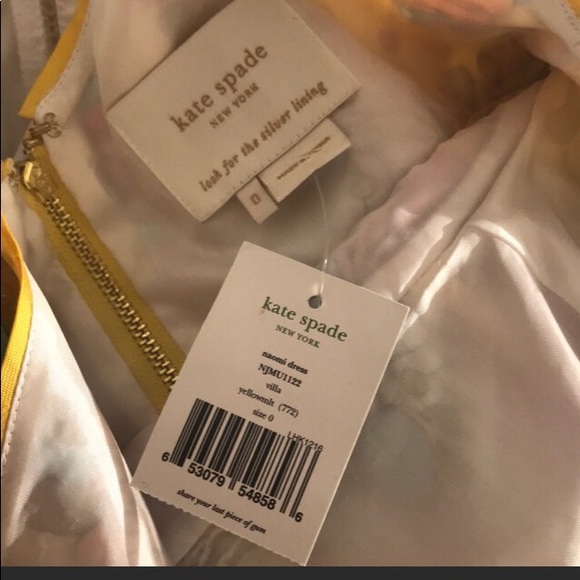 NWT Kate Spade Naomi Paisley Dress Size 0 - Picture 5 of 8